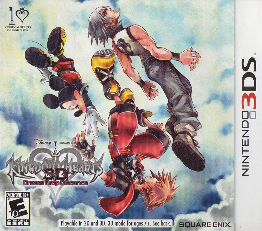 Kingdom Hearts Dream Drop Distance US box art 3DS